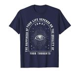 Marcus Aurelius Stoic Philosophy Latin Quote Memento Mori T-Shirt