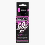 Muc-Off CO2 Inflator Kit, MTB - Presta and Shrader Compatible CO2 Bike Pump - Bike Tire Inflator with CO2 Cartridges for Mountain Bikes