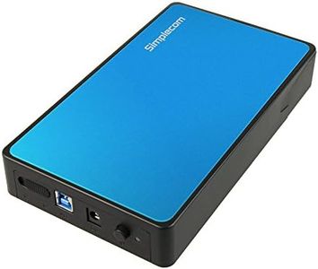 Simplecom SE325 Tool Free 3.5" SATA HDD to USB 3.0 Hard Drive Enclosure Blue