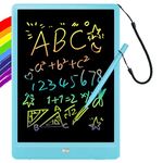 ORSEN LCD Writing Tablet 10 Inch,Colorful Magnetic Doodle Board Drawing Board,Erasable Reusable Writing Pad, Educational Writing Board for Kids and Adults at Home, School and Office(Blue)