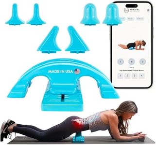 Thrival Relief Pro- Fully Adjustable Psoas, Back and Hip Flexor Muscle Release Tool for Deep Tissue, Trigger Point Massage (Blue) – Made in USA