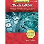 Movie Songs - Instant Piano Songs Simple Sheet Music + Audio Play-Along Book/Online Audio