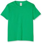 Fruit of the Loom Childrens/Kids Unisex Valueweight Short Sleeve T-Shirt (14-15) (Kelly Green)