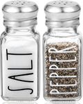 Clear Glass Salt and Pepper Shakers