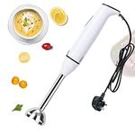 CUSROS Single Mixing Blade Hand Stick Blender, 400W Electric Handheld Immersion Stick Blender, Stick Mixer|Chopper with Stainless Steel Blade for Smoothies, Soups, Sauces, Baby Food