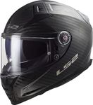 LS2 Full Face Motorcycle Helmet. Vector II Carbon Road Touring Motorbike Lid. FF811. ECE22.06 - Gloss Carbon - L (59-60cm)