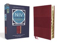 NIV Study Bible, Fully Revised Edition, Large Print, Leathersoft, Burgundy, Red Letter, Thumb Indexed, Comfort Print: New International Version, ... Red Letter Edition, Comfort Print