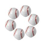 ZILucky Baseball Drawer knobs Ball Sports Party Theme Children and Baby Home Decor Drawer Pulls Handles for Dresser Cupboard Wardrobe Cabinet Kitchen Knobs Pack of 6 (Baseball)