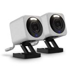 WYZE Cam v4 (Latest Model), 2.5K AI Security Camera, Indoor/Outdoor Cameras for Home Security, Vibrant Color Night Vision, No Subscription Required, Free Expert Help, Grey, 2 Pack