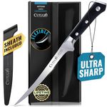 Cutluxe Fillet Knife for Fish & Meat – 7" Fish Knife for Filleting – High Carbon German Steel, Full Tang & Ergonomic Handle Design – Artisan Series