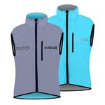 Proviz Women's Switch Cycling Gilet, Blue/Reflective, UK 8/US 4/EUR 36