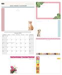 2023 Photo Memo Note Calendar Organiser Reminder Board with Write on Wipe Off Pen- Design at Random x 1 , Multicoloured