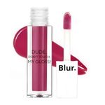 Blur India Dude, Don't Touch My Gloss | Glossy Lip Tint + Oil | Pigmented AF | Juicy, Non-Sticky, Moisturizing | Lip Gloss for Girls and Women |5ml | Plum