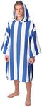 Dreamscene Striped Poncho Towel Adu