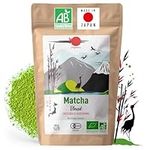 ORIGEENS Organic Japanese Matcha Tea - Blend from Shizuoka and Kagoshima - Organic Matcha Green Tea Powder - Matcha Powder 80g Bag