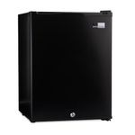 Barcool Bar40 LED - Mini Fridge Black | 40L Mini Bar | Super Quiet for Bedrooms, Hotels & Guesthouses | LED Light + Lockable | Low Energy (40L)