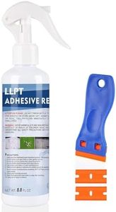 LLPT Adhesive Remover Industrial Grade 8.8 fl oz with Plastic Scrapper Surface Safe Removes Labels Stickers Decals Adhesive Tape Residue Tar Grease Chewing Gum (49503A-2)