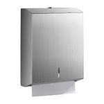 Paper Towel Dispenser Wall Mount - Multifold Trifold Paper Towel Dispensers, Large Capacity Stainless Steel Tissue Holder, Suitable for Bathrooms and Public Places