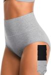 CULAYII Tummy Control Underwear for Women High Waisted Full Coverage Ladies Underwear Soft Stretch Cotton Postpartum Briefs Underwear Panties Pack(M)