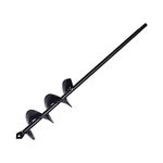 Auger Drill Bit for Planting, 1.8X14.5inch Garden Auger Spiral Drill Bit for Planting Bulb Bedding Plants, Garden Plant Hole Digger Drill Bit for Drill Post Hole Digger for 3/8” Hex Drill