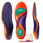 Goofort Plantar Fasciitis Gel Insoles Arch Support Orthotic Insole 7-Times-Shock-Protection 3D-Xpain™-Poron for Heel Pain Metatarsal Orthopedic Flat feet Sports Work Comfort Women Men Shoe Inserts
