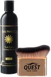 Tan Physics True Color Sunless Tanner 8 fl oz w/ FREE 2-Piece Self Tan Applicator Brush Set