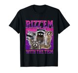 Rizz Em With The Tism Funny Autism Meme Autistic Rizz T-Shirt