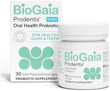 BioGaia Prodentis | Dental Probiotic Lozenges | Promotes Healthy Gums & Teeth | Defends Against Dental Problems | Replenishes Oral Microbiome | Improves Oral Health | Mint Flavor | 30 Day Supply