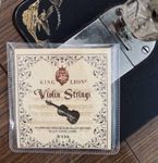 Kinglion String 135 Violin String Set 4/4 - King lion 135 Universal Full Set (E-A-D-G) Violin Fiddle Strings Steel Alloy Winding - Sealed Pouch to Prevent Corrosion