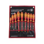 JET Insulated Screwdriver Set - VDE Certified - 9 Pieces