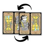 Tarot Cards Dishwasher Magnet Clean Dirty Sign - Witchy Aesthetic Kitchen Accessories, Gothic Home Decor Dorm Room Goth Apartment Essentials - Vintage House Warming Witch Gifts for Women & Men