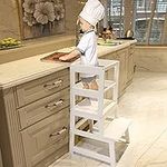 Kitchen Step Stool for Toddlers wit