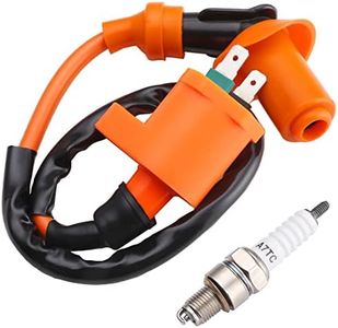 Stylemafia High Performance Racing Ignition Coil Electrode Spark Plug fit for GY6 50cc 150cc 125cc 150cc Chinese ATV Moped Scooter ATV Go Kart Parts