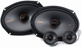 KICKER 51KSS269 Component Speaker System, 2-Way Design, Two - 6" x 9" Woofers, Two - 2.75" Midranges, in-Line 12dB Crossovers, 100 Watts RMS, 200 Watts Peak