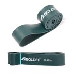 Boldfit Resistance Band Set Latex Free Resistance Bands for Workout for Men & Women Heavy Resistance Band for Pull Up Stretching Exercise Equipment Exercise Band for Home Isoprene Loop Bands 50-90 Kg