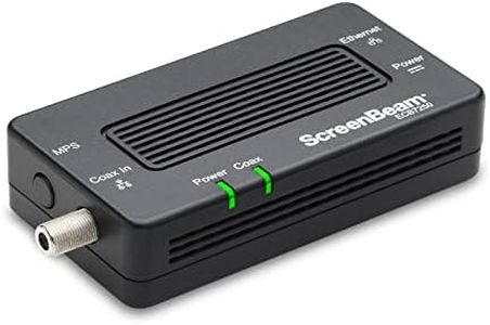 ScreenBeam Bonded MoCA 2.0 Network Adapter for High Speed Internet, Ethernet Over Coax - Single Add-On Adapter for Existing MoCA Network (Model: ECB6200S02)