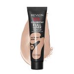 Revlon Liquid Foundation, ColorStay Face Makeup for Normal and Dry Skin, Longwear Full Coverage with Matte Finish, Oil Free, 200 Nude, 1.0 Oz/ 30ml