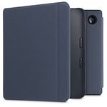 kwmobile Case Compatible with Kobo Libra 2 Case - Cover for eReader with Magnetic Closure - Dark Blue