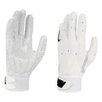 Nike D-Tack 7.0 Lineman Football Gloves White | White | Black, Medium