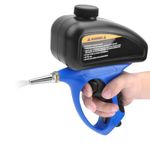 Sand Blasters, Portable Air Blaster, Anti-Rust Sand Blaster for Paint Removal, Handled Sandblasting Gun with Small Nozzle for Abrasive Sand Blasting Derusting Cleanig Device (Blue Black)