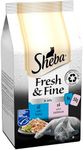 Sheba Fresh and Fine - Wet Cat Food - Pouches with Tuna and Salmon in Jelly - 48 x 50 g