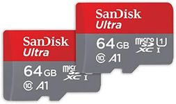 SanDisk 64GB 2-Pack Ultra microSDXC UHS-I Memory Card (2x64GB) with Adapter - SDSQUAB-064G-GN6MT [New Version]