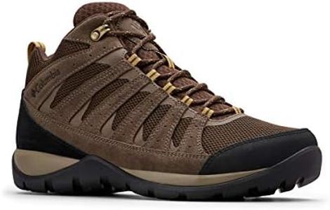 Columbia Men's Redmond V2 Mid Waterproof Wide Hiking Shoes, Cordovan, Baker, US 9