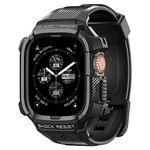 Spigen Rugged Armor Pro Case with Strap Band Compatible with Apple Watch Ultra 2 49mm and Apple Watch Ultra 49mm- Black