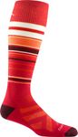 Darn Tough Men's Snowpack OTC Midweight Snow Sock (Style 8017) - Red, X-Large