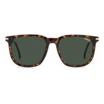 Carrera Unisex Non-Polarized UV protected Green Lens Glass Square Sunglasses 205785