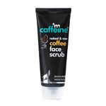 mCaffeine Coffee Tan Removal Face Scrub (100gm) | Exfoliate Scrub | Blackhead Remover, Whitehead Remover, Dead Skin Remover, Detan Pack | Caffeine & Walnut Scrub for Face | Face Scrub For Women & Men