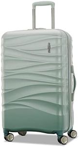 AMERICAN TOURISTER Cascade Hardside Expandable Luggage with Spinner Wheels, Sage Green, 20-Inch, Cascade Hardside Expandable Luggage with Spinner Wheels