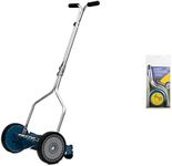 Great States 14-Inch Push Reel Lawn Mower + American Lawn Mower Sharpening Kit