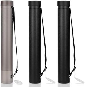 DEWEL Telescoping Poster Tube with Strap, 22-34 Inch Blueprint Tube 3 Pack